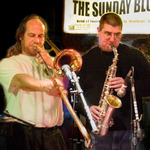 Trombone & Alto Saxophone Playing the Blues